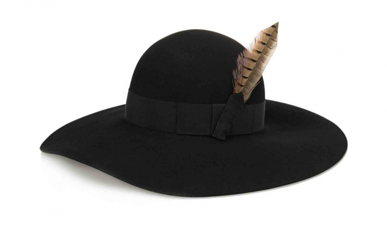 SAINT-LAURENT-Feather-and-grosgrain-trimmed-rabbit-felt-hat.jpg