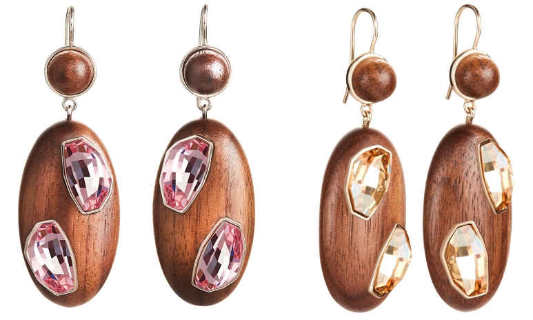 AS Designer Collection, Kotur -  Wood Crystallized, Multi_Palladium, Clip Earrings, Angle 1, HR.jpg