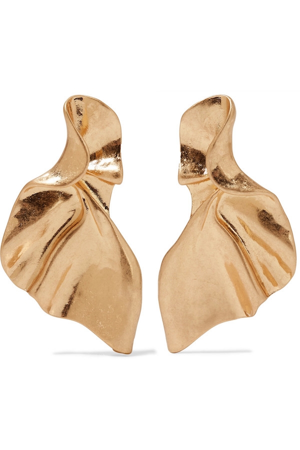 KENNETH JAY LANE Gold-tone earrings.jpg